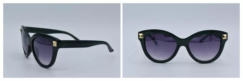 zonnebril voor en zijkant